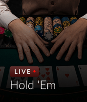 Live dealer
                             Texas Hold'em